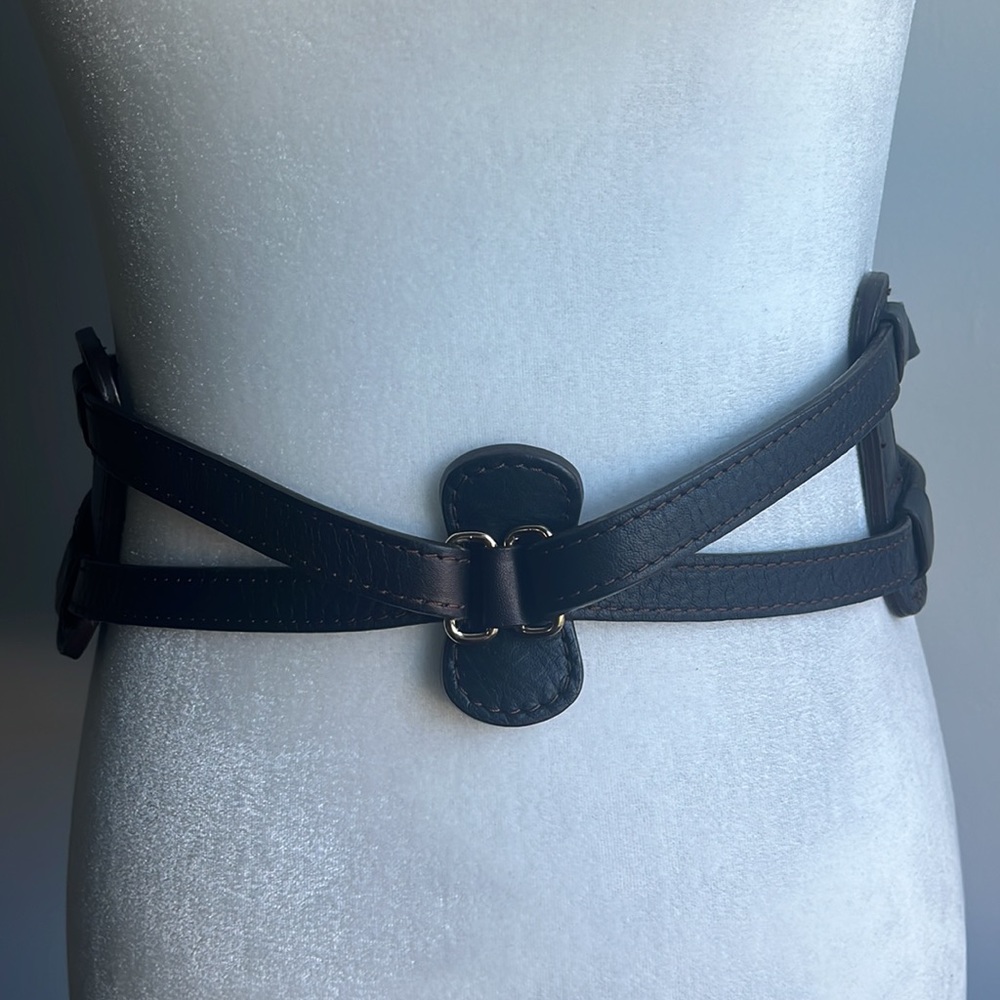 Temperley London leather harness belt